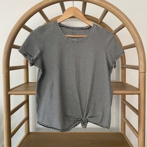 Madewell tie front tops — bundle of 2